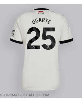 Manchester United Manuel Ugarte #25 Maglia Gara Terza Repliche 2024-25